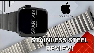 Stainless Steel Link Band for Apple Watch Customer Review [upl. by Bennink]