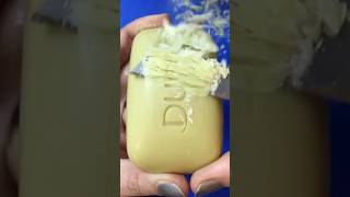 Carving dry soap asmr asmrsoap soapcarving soapcutting [upl. by Enimrej197]