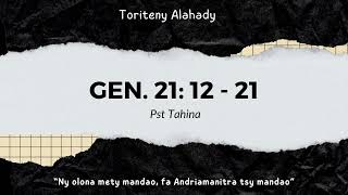 Toriteny Alahady Gen 21 12  21 [upl. by Essinger]