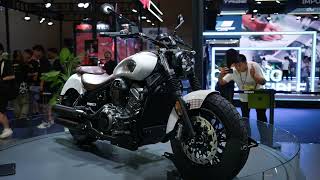 BENDA at China International Motorcycle Trade Exposition 3 benda motorcycle cruiser [upl. by Dnalhsa]