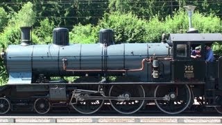 Dampflok A 35 705 Zürich Die Kleine Rundfahrt am Nachmittag [upl. by Notyap52]