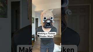 Making a Tusken Raider Mask  Star Wars Cosplay Tutorial shorts starwarscosplay [upl. by Hinman]