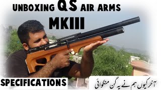 Unboxing QS Air Arms MKIII  First Pakistan Made PCP Air Gun  QS Air Arms  Hunters amp Explorers [upl. by Neehs412]