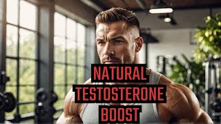 BOOST Your Testosterone Levels NATURALLY [upl. by Pepper886]