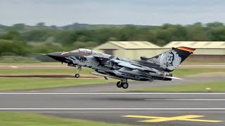 Panavia Tornado IDS Luftwaffe German Air Force departure at RAF Fairford RIAT 2019 AirShow [upl. by Upali]