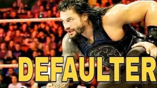 DEFAULTER Roman Reigns  Roman Reigns Punjabi Song  Roman Reigns Song [upl. by Aklim]