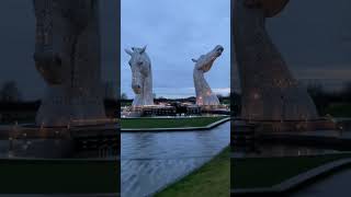 The Incredible Falkirk kelpies sculptures [upl. by Sileray678]