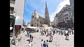 Rundgang um den Stephansdom in Wien 4K [upl. by Grados]