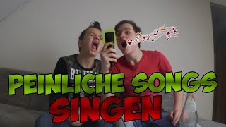 MEGA PEINLICHE SONGS SINGEN  mit kleinem Bruder [upl. by Neirad137]