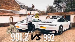 Porsche 911  992 OR 9912 AND £30000 in the BANK Head2Head of the Turbo 30s [upl. by Mcconnell]