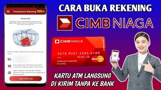 Cara Daftar Rekening CIMB NIAGA Online 2024  Buat Rekening CIMB NIAGA Online [upl. by Elinore]