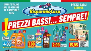 volantino RISPARMIO CASA HAPPY HALLOWEEN dal 26 ottobre al 9 novembre 2024 anteprima [upl. by Karlens355]