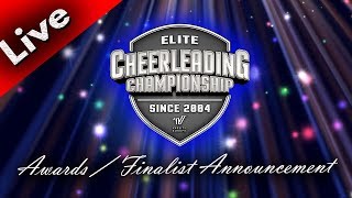 ELITE Cheerleading Championship 2018  Saturday  Warsteiner Saloon  Awards Finalist Announcement [upl. by Nedac769]