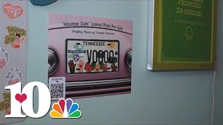 Knoxville artist designs new Tennessee license plate to help support volunteers in the state [upl. by Lihas856]