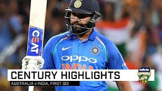 Brilliant Rohit nearly steals the show  Gillette ODI Series v India  201819 [upl. by Nonnahsed]