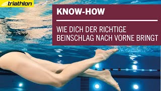 Kraulschwimmen FOKUS AUF DIE BEINE  KNOWHOW [upl. by Esialb899]