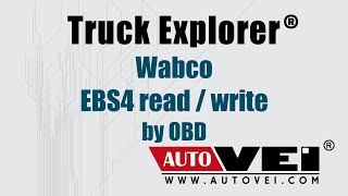 Mercedes Wabco EBS4 readwrite by OBD [upl. by Laira]