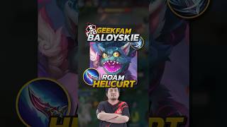 How Baloyskie Plays Roam Helcurt Mobile Legends mobilelegends mlbb gaming [upl. by Yadsnil]