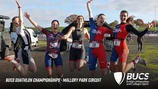 BUCS Duathlon Championships  Mallory Park Circuit [upl. by Ayarahs]