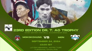 23RD EDITION DR T AO TROPHY  MOKOKCHUNG VS MON  QF4  LOYEM MEMORIAL ASTRO TURF TUENSANG [upl. by Kcirdorb528]