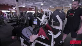 Dallas McCarver  Trains Legs With Hypertrophy Coach [upl. by Annerol672]