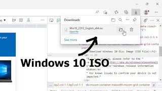 How to download Windows 10 ISO directly from Microsoft homepage [upl. by Enia667]