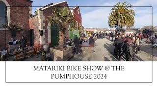 Matariki bike show 2024 at The Pumphouse to Moto Embassy [upl. by Danit]