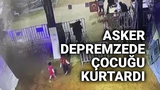 NTV HABER Askerin müdahalesi depremzede çocuğu kurtardı [upl. by Madalena]