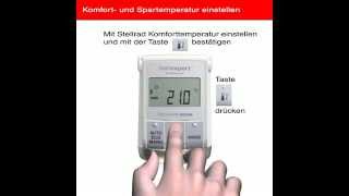 Honeywell Rondostat Energy HR25 Heizkörperthermostat  Programmierung [upl. by Ahcarb]