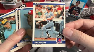 1984 Fleer baseball pack opening…Strawberry Mattingly [upl. by Loy]