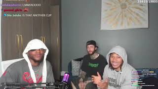 YourRAGE and FaZe Banks reacts to plaqueboymax smack his butt [upl. by Harvey517]