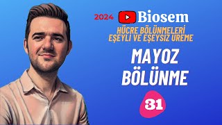 Mayoz Bölünme  39 Günde TYT Biyoloji Kampı31  10 Sınıf Biyoloji Kampı3  2024 [upl. by Zobias]