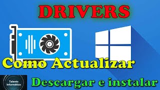 ⚡ Como INSTALAR DRIVERS Windows 10 💿 Como ACTUALIZAR DRIVERS o controladores de tu pc FACILMENTE [upl. by Prochoras]