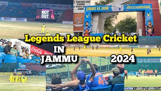 Legends League Cricket in Jammu 2024  MA Stadium  Harbhajan Singh in Jammu  First Match MT vs TH [upl. by Obola268]