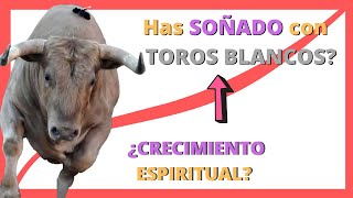 🐮🐮 qué SIGNIFICA SOÑAR con TOROS BLANCOS 🐃🙏 [upl. by Etsyrk]