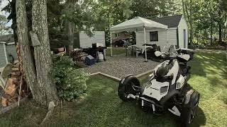 Getting Soaked  Bike Week 2024 Laconia Trip in and Cabin review [upl. by Berriman]