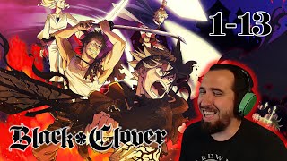 ANIME NOOB reacts to BLACK CLOVER Openings 113 for the FIRST TIME [upl. by Blackington]