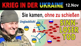 12NOVEMBER Russen verlieren 120 Mann in 1 Minute weil sie auf Artilleriefeuer verzichten [upl. by Niattirb]