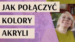 Farby akrylowe nie chcą się gładko połączyć Pokażę Ci jak to płynnie zrobićart akryle [upl. by Alisia]