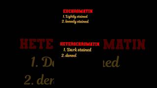 difference between euchromatin and heterochromatin l biology [upl. by Suez528]