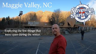 Maggie Valley NC Creekwood Farm RV Park Ghost Town in the Sky Cataloochee Ski Area [upl. by Terencio]