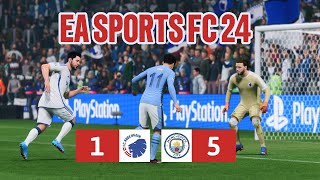 FC 24 l Kobenhavn vs Manchester City l Manager Careers FC 24 [upl. by Limaj]