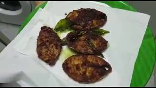 Vanjarameen varuval  or  king fish fry in tamil [upl. by Ahsekim]