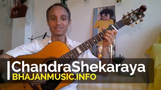 How to play Chandra Sekaraya Nama Om by BhajanMusic [upl. by Jennilee]