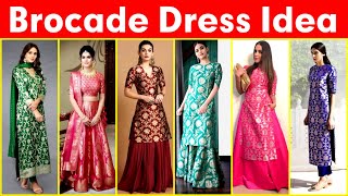 New Brocade Dress Designs  Brocade suit 2022 [upl. by Aisor]