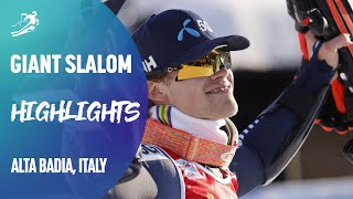 Braathen makes it two in a row  Alta Badia  FIS Alpine [upl. by Yelah]