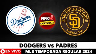 LOS ANGELES DODGERS VS SAN DIEGO PADRES EN VIVO ⚾️ MLB TEMPODADA REGULAR JUL 30 2024 [upl. by Ahsienroc279]