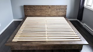 DIY 5 Minutes Bed Frame [upl. by Atinrahs]