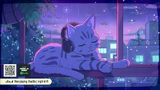 🔴 Lofi Beats 🎷 Cat’s Twilight Dream 🌌 Chillhop for Evening Relaxation lofi [upl. by Bowie]