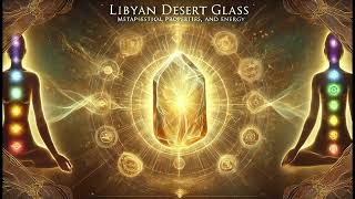 Libyan Desert Glass Metaphysical Properties Chakra and Energy [upl. by Htial]